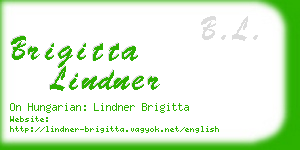 brigitta lindner business card